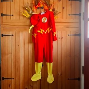 Kids Flash Halloween Costume Size 4/6
